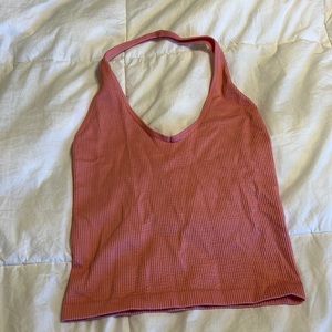 PINK out from under halter top